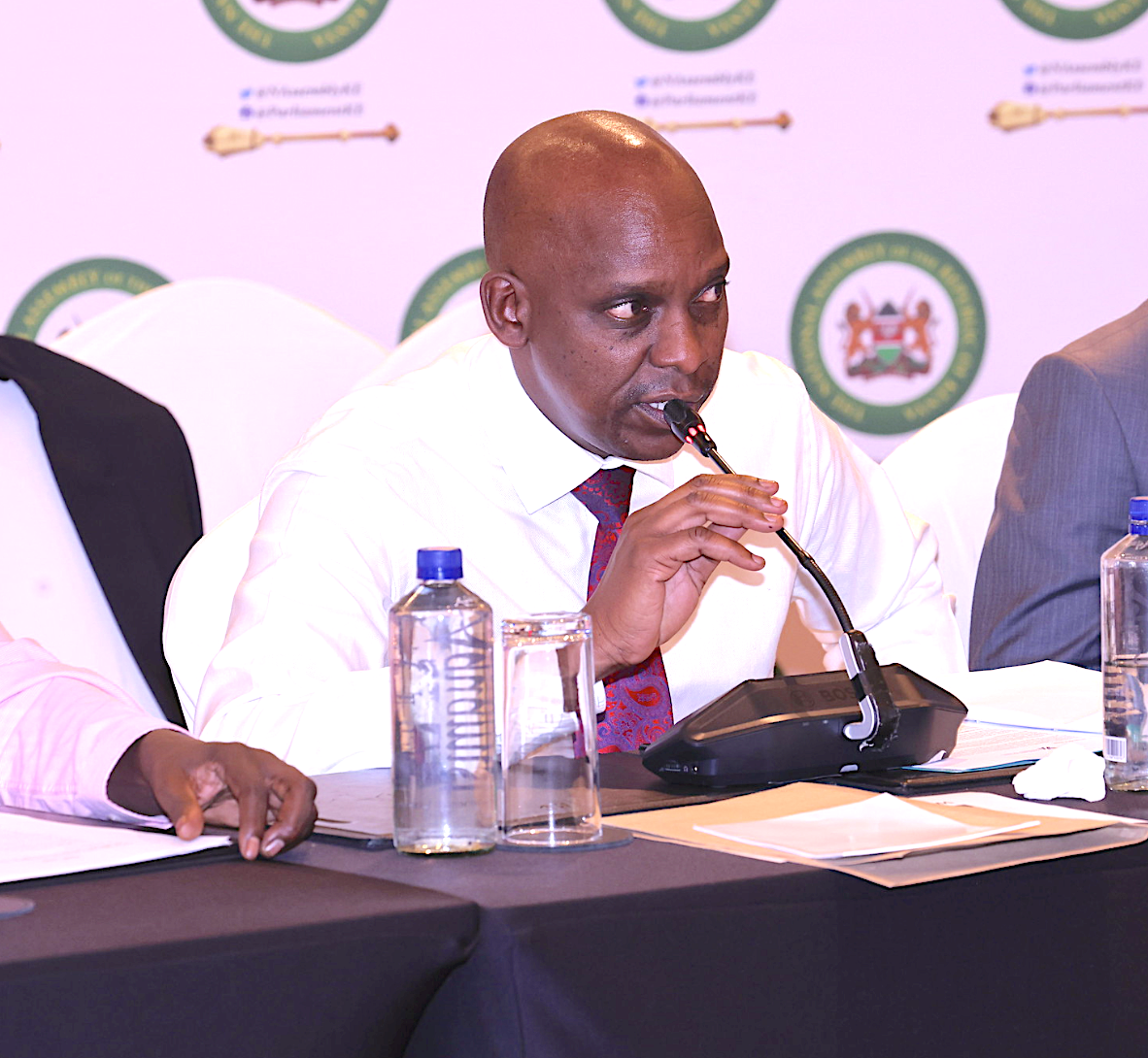Director General Mr. David Mugonyi during the session