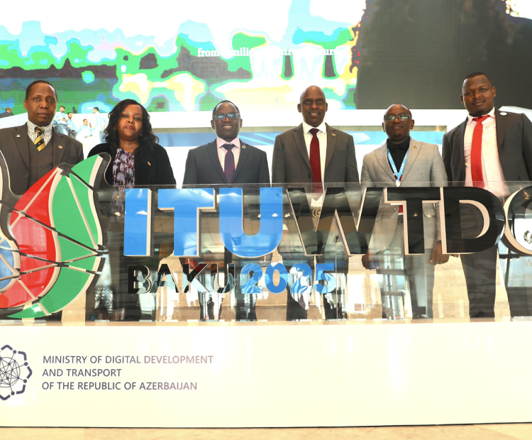 The Kenyan delegation that participated in the WTDC Conference in Baku , Azerbaijan 