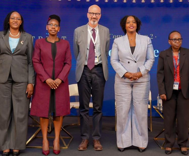 Dr. Njako and other participants at the Global Trust Summit in Nairobi